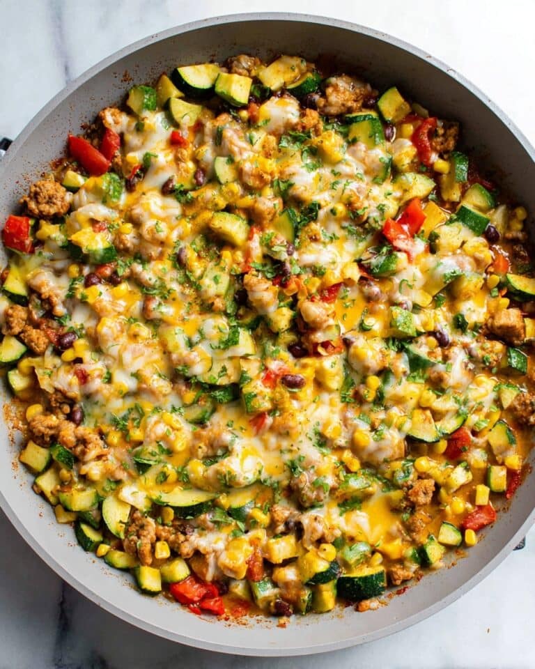 Tex Mex Chicken and Zucchini Skillet Recipe