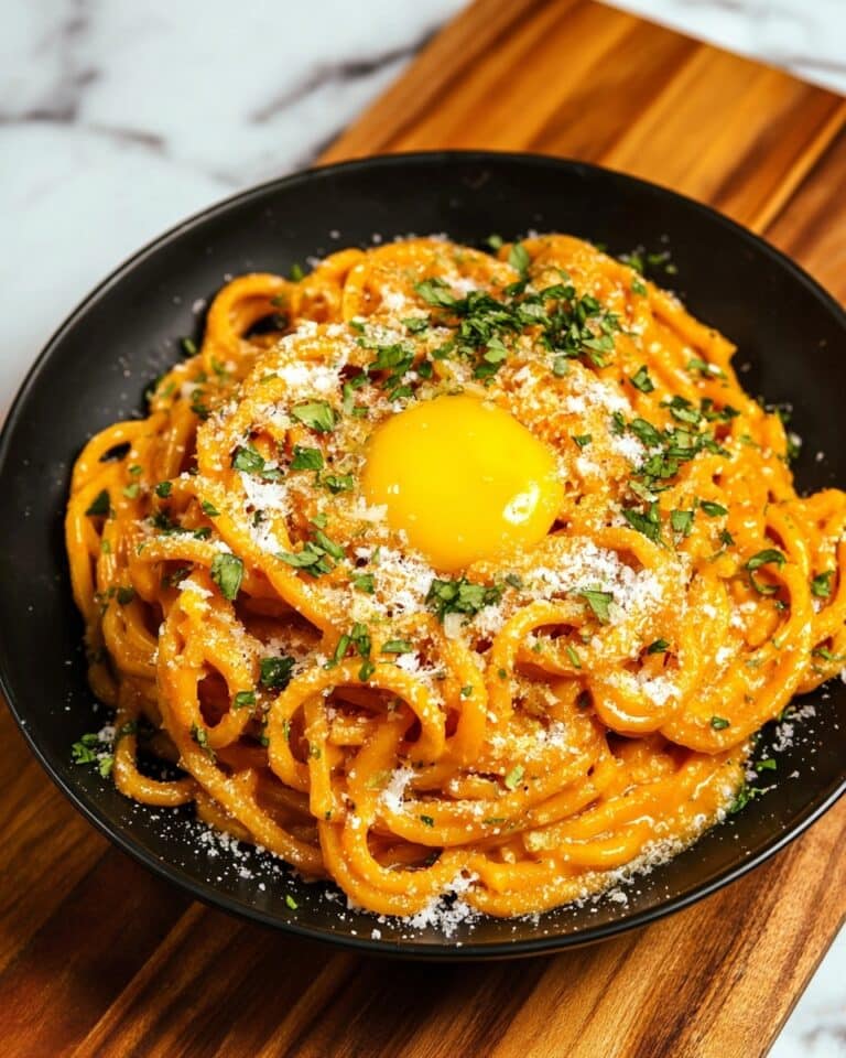 Creamy Gochujang Udon Noodles Recipe