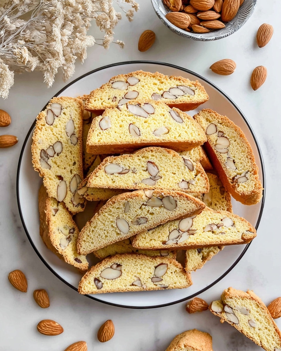 Lemon and Orange Zest Biscotti with Almonds Recipe - Recipe Image