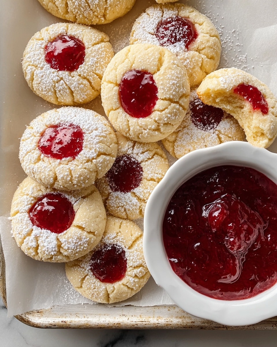 Lemon Cookies with Raspberry Curd Recipe - Recipe Image