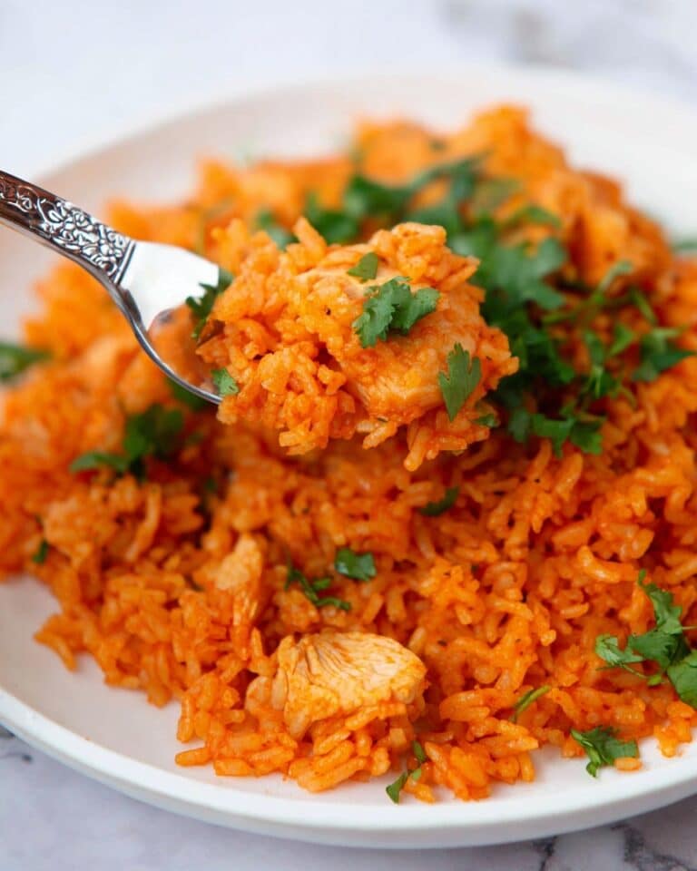 Vegan Red Rice with Sausage and Hot Sauce Recipe