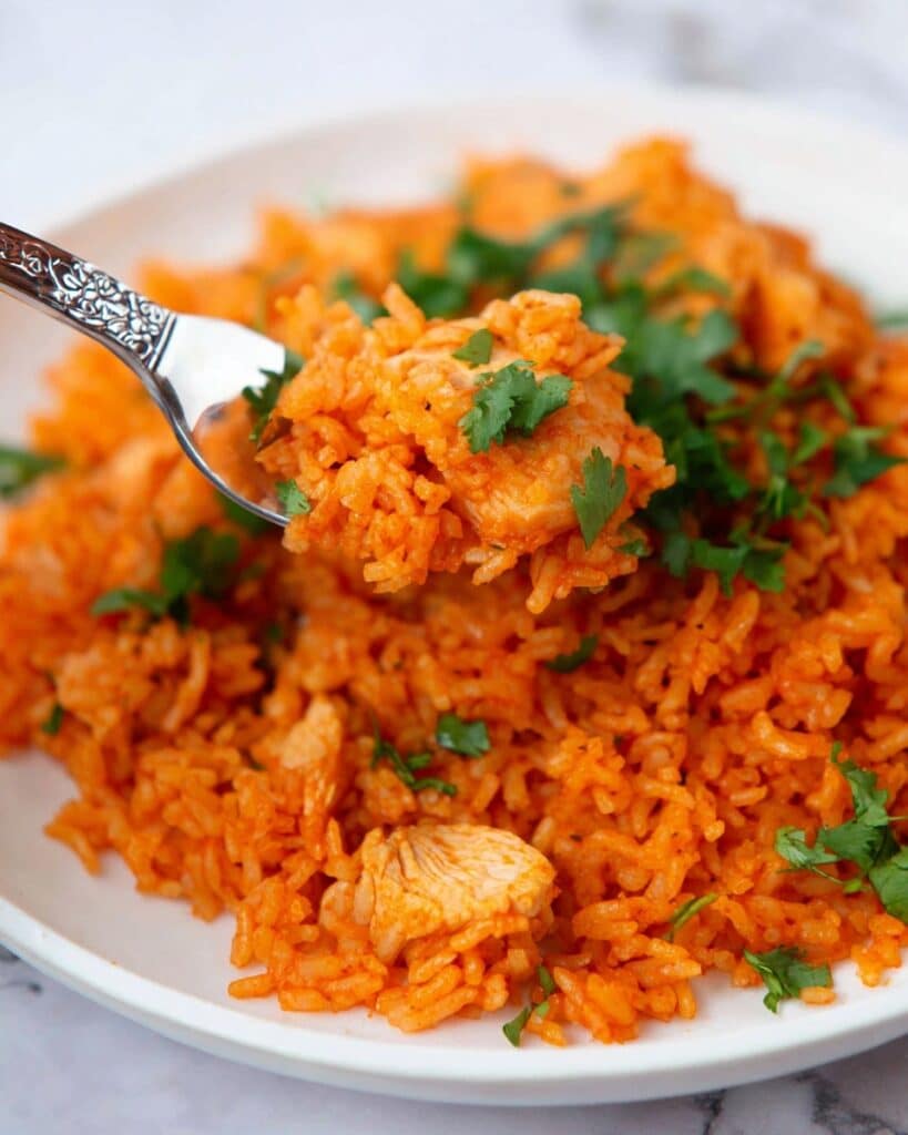 Vegan Red Rice with Sausage and Hot Sauce Recipe