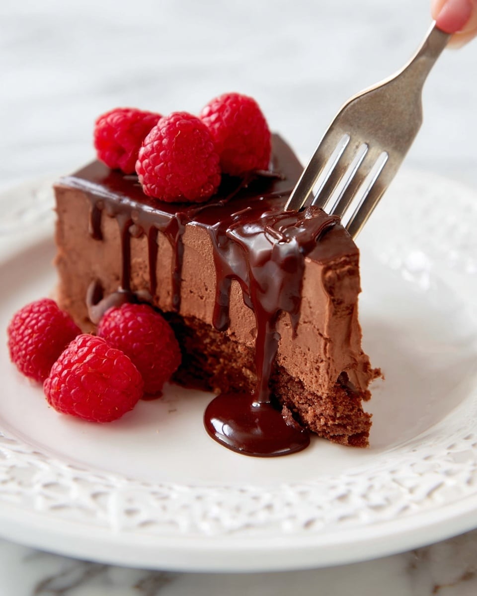 Vegan Chocolate Cheesecake with Chocolate Crumb Crust and Magic Shell Recipe - Recipe Image