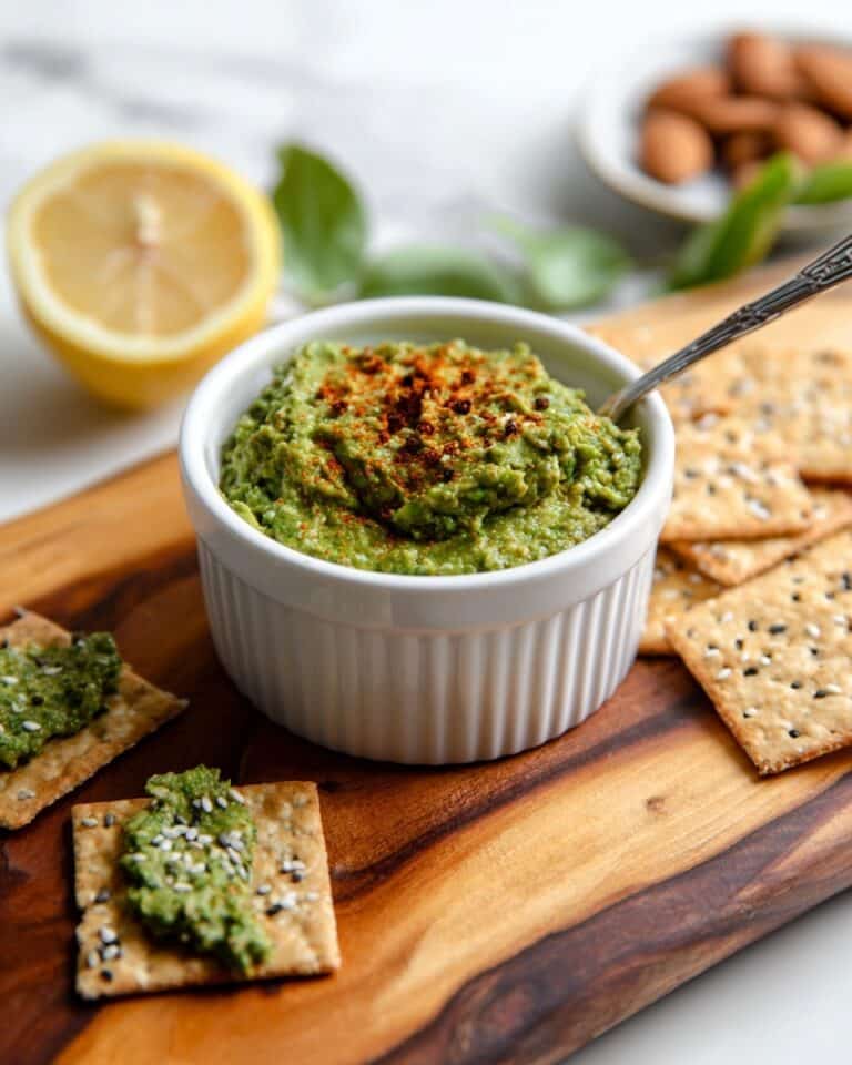 Almond Pâté with Basil and Lemon Recipe