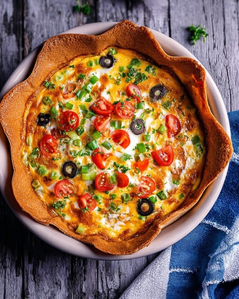 Baked Egg Tortilla (Tortilla Quiche) Recipe