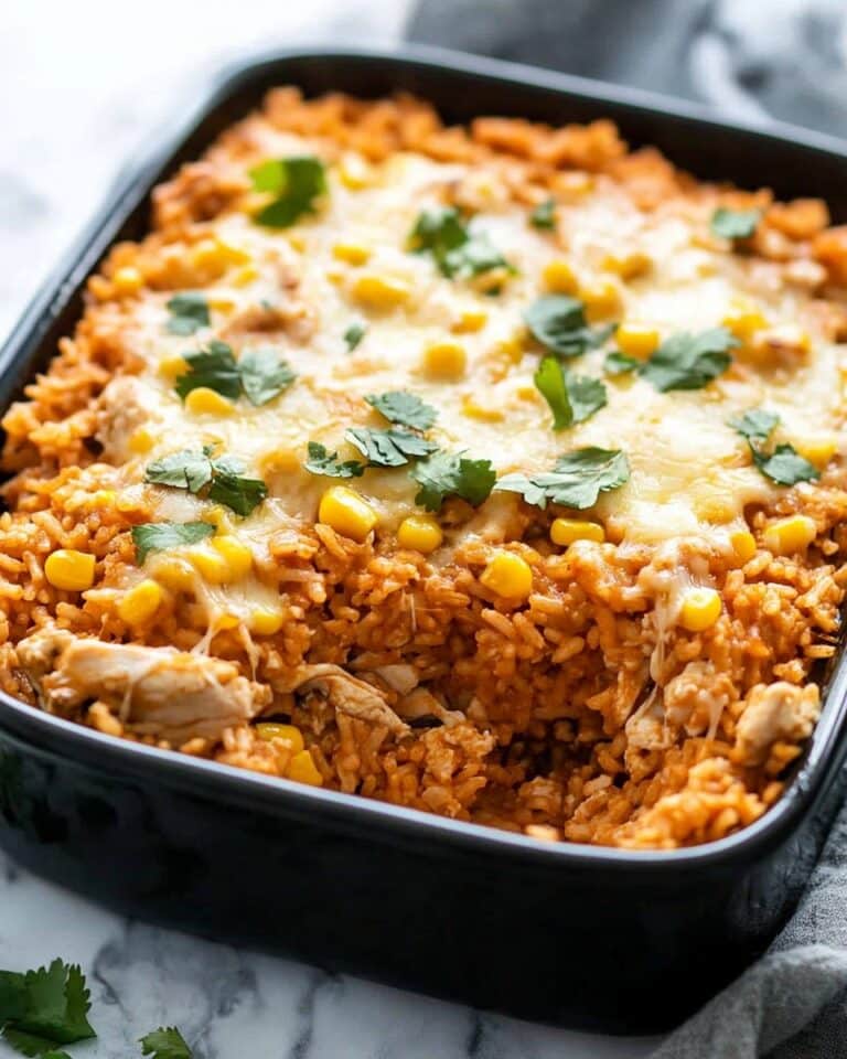 Chicken Enchilada Rice Casserole Recipe