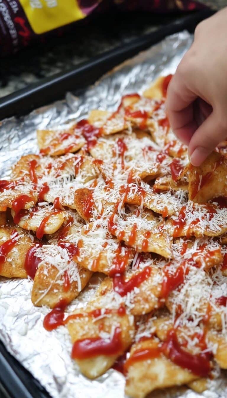 BBQ Chicken Nachos with Tyson Chicken Chips and Ranch Flavored Crisps Recipe