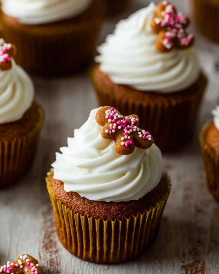 Gingerbread Cupcakes with Cream Cheese Frosting Recipe