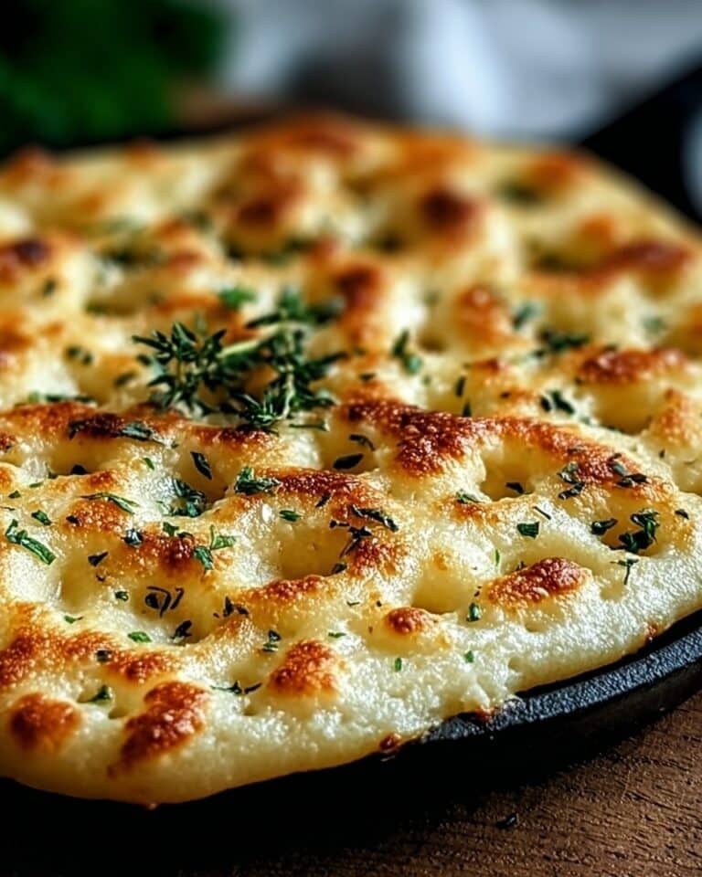 Garlic Keto Flatbread Recipe