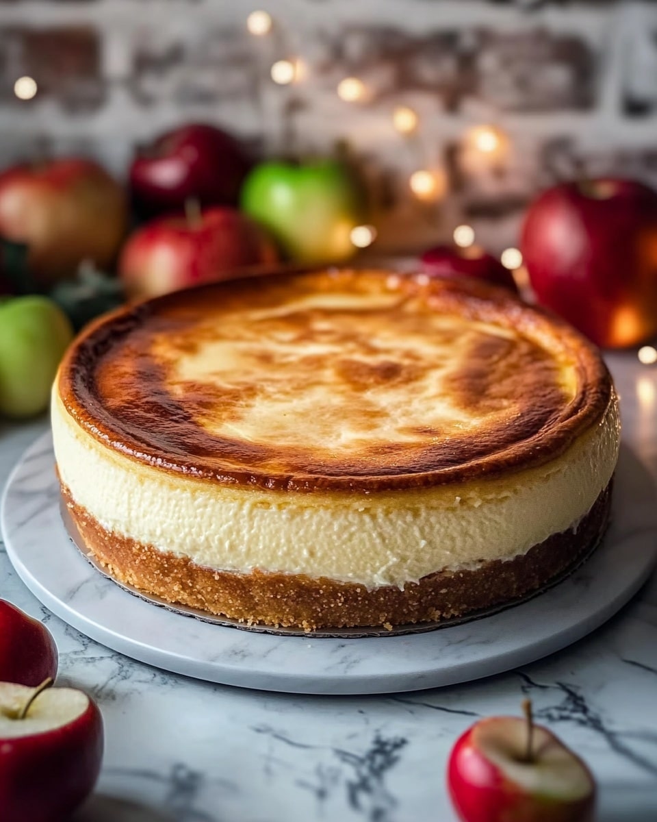 Apple Cinnamon Cheesecake Recipe - Recipe Image