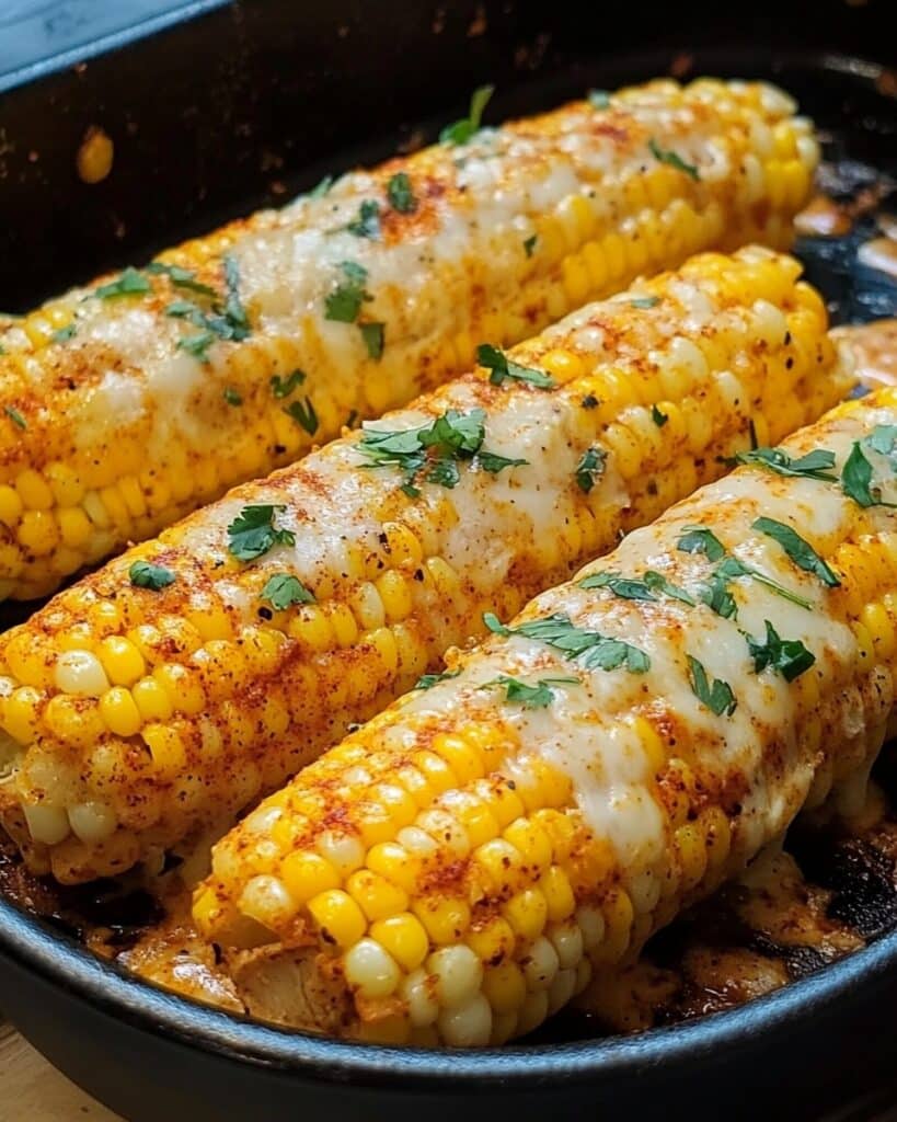 Spicy Creamy Cajun Corn on the Cob Recipe