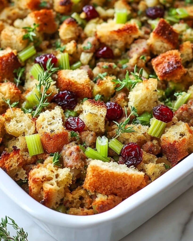Sausage Stuffing for Thanksgiving Recipe