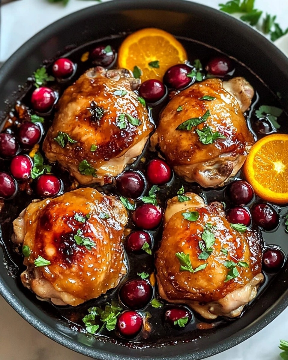 Cranberry Orange Chicken Recipe - Recipe Image