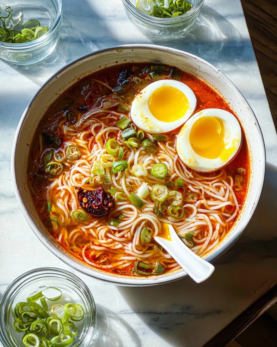 Spicy Gochujang Noodle Soup (10 Minutes) Recipe - Recipe Image