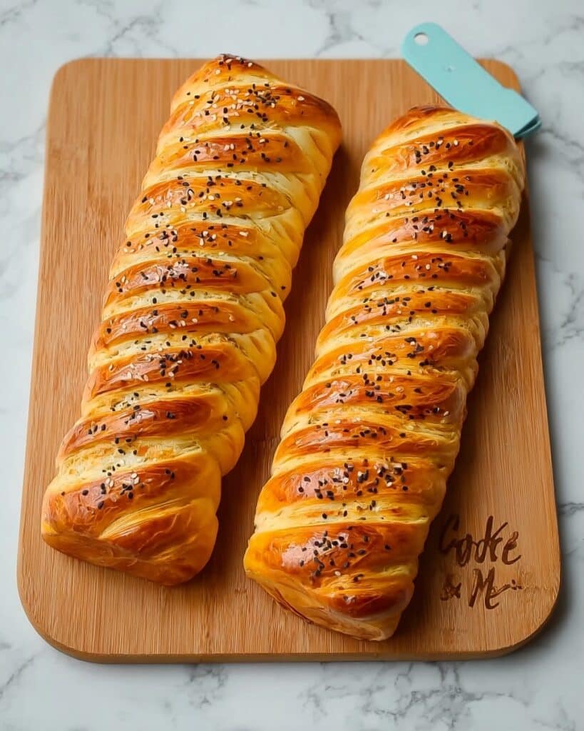 Easy Braided Chicken Bread Recipe
