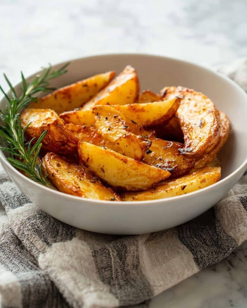 Crispy Broasted Potato Wedges (Oven or Air Fryer) Recipe