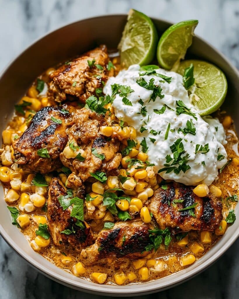 Slow Cooker Street Corn Chicken Recipe