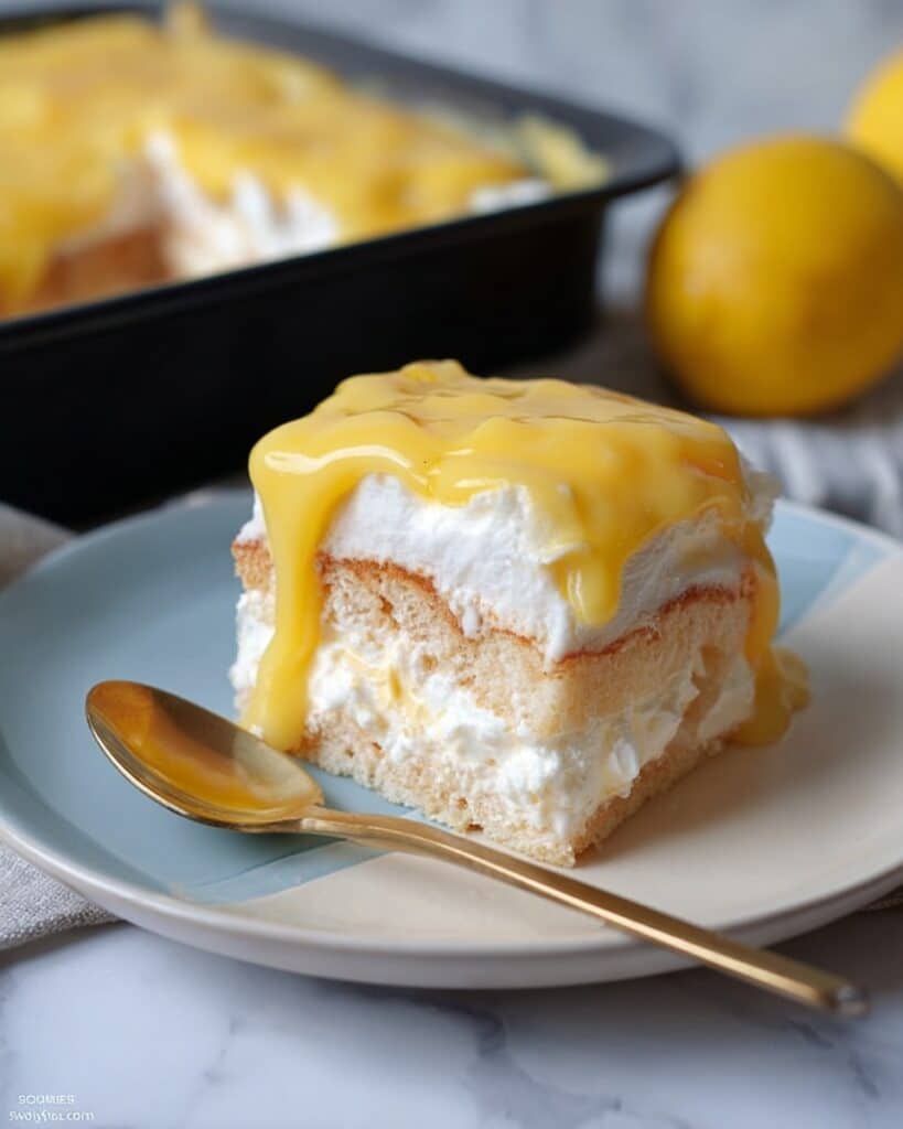 Lemon Tiramisu with Lemon Curd and Lemon Syrup Recipe