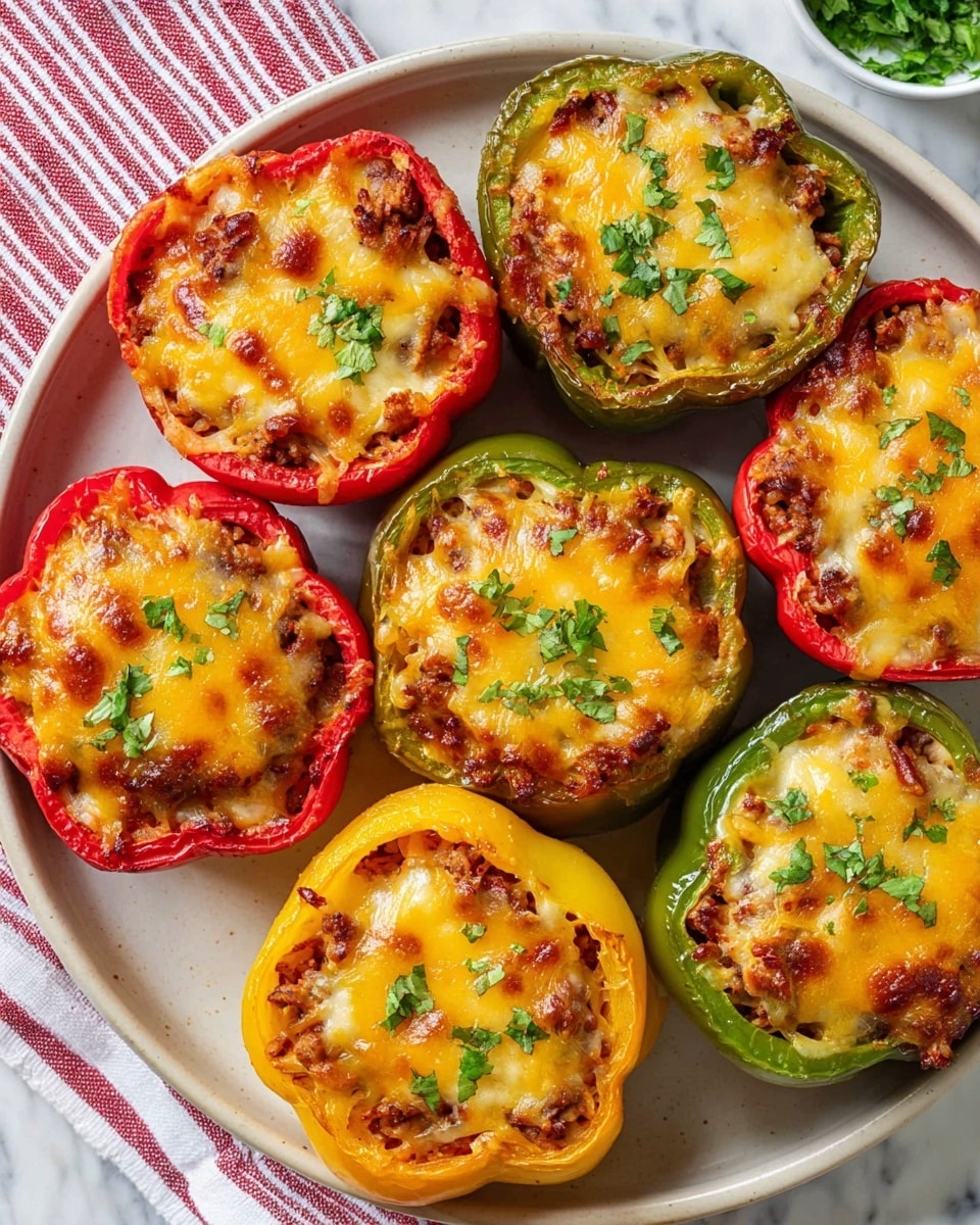 Easy Stuffed Bell Peppers Recipe - Recipe Image