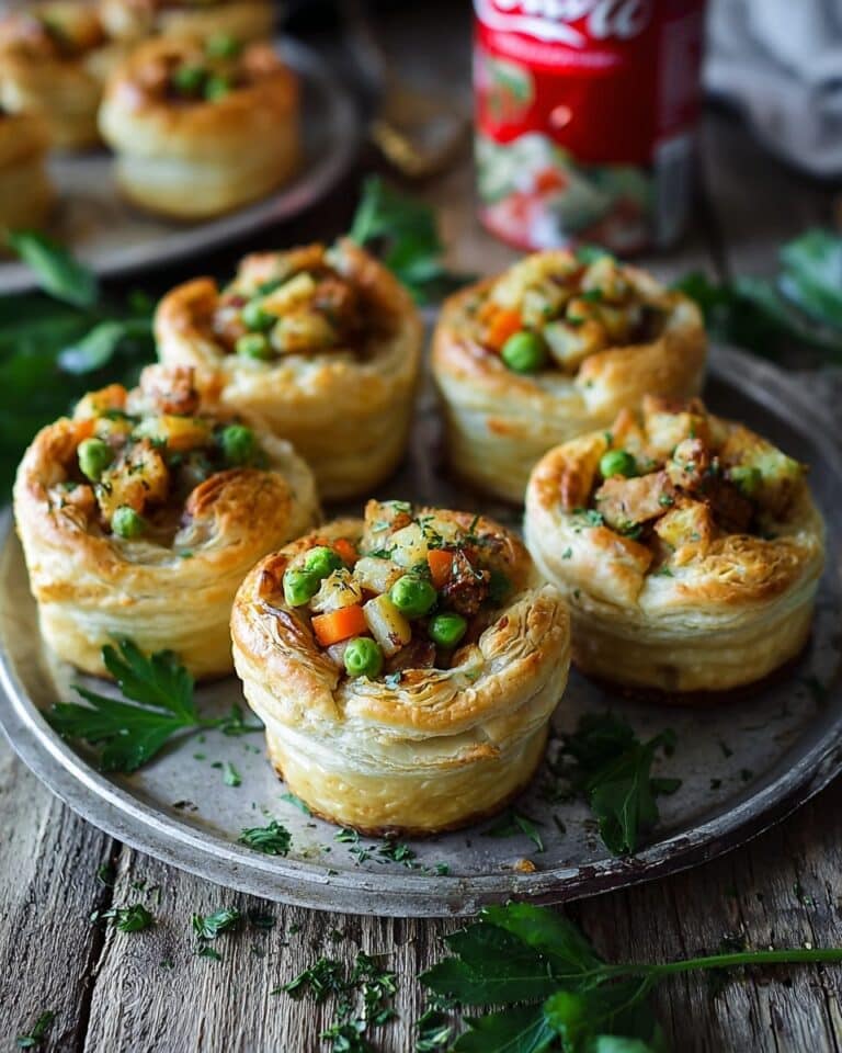 Spiced Potato Puff Pastry Baskets Recipe