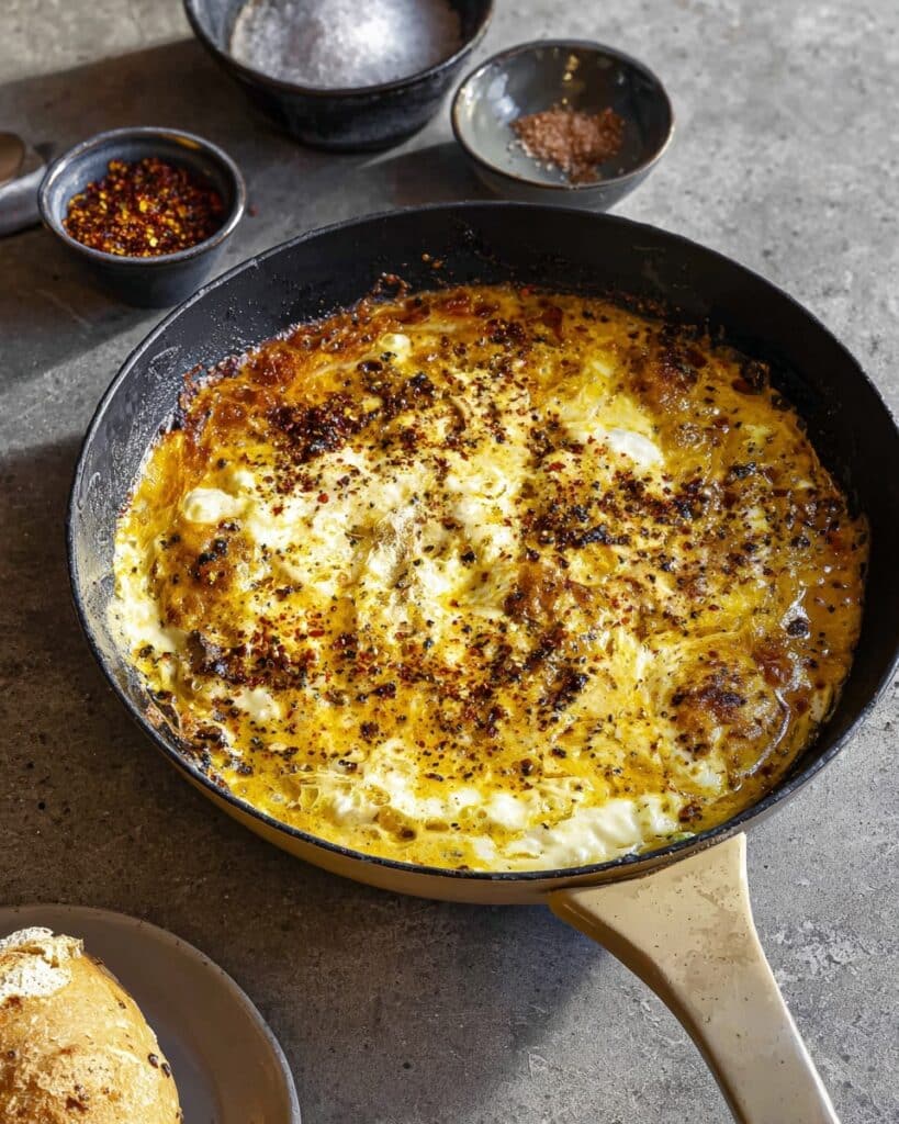 Menemen Recipe: Turkish Scrambled Eggs with Peppers Recipe