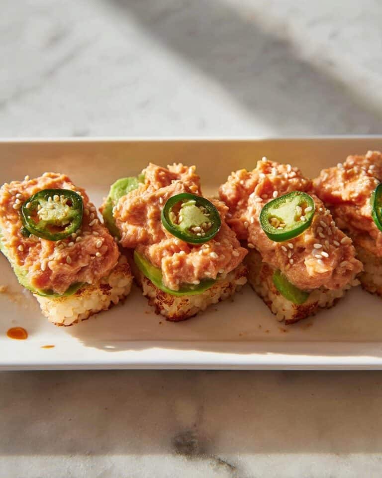 Crispy Rice with Spicy Salmon Recipe