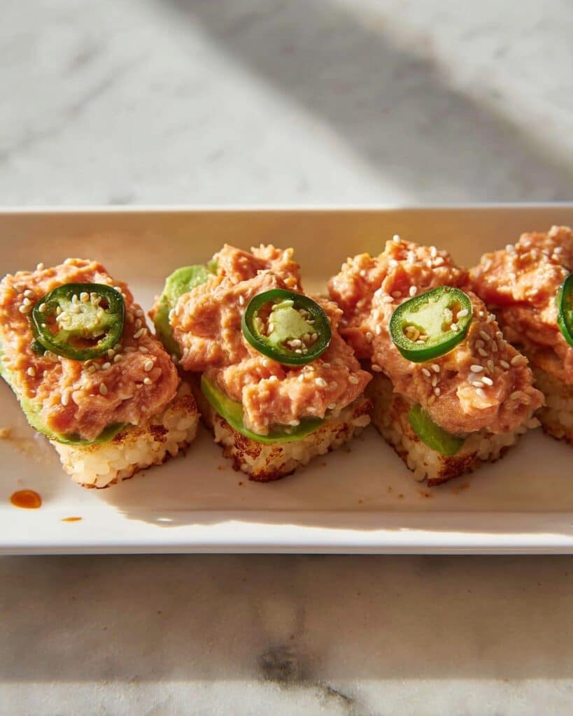 Crispy Rice with Spicy Salmon Recipe