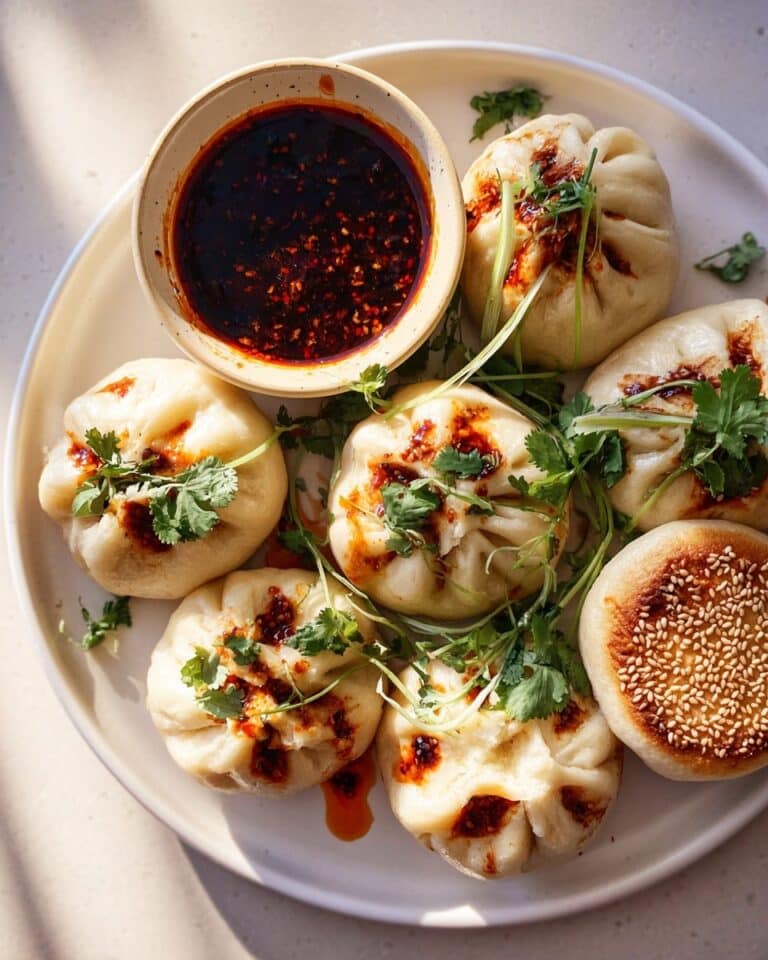 Korean Chicken Steamed Bao Buns Recipe