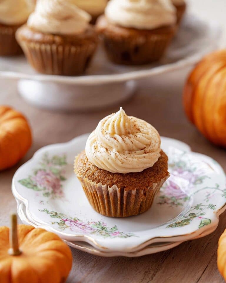 The Best Pumpkin Cupcakes with Cream Cheese Frosting Recipe