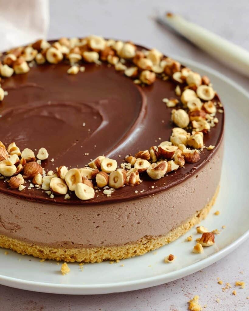 No Bake Nutella Cheesecake Recipe