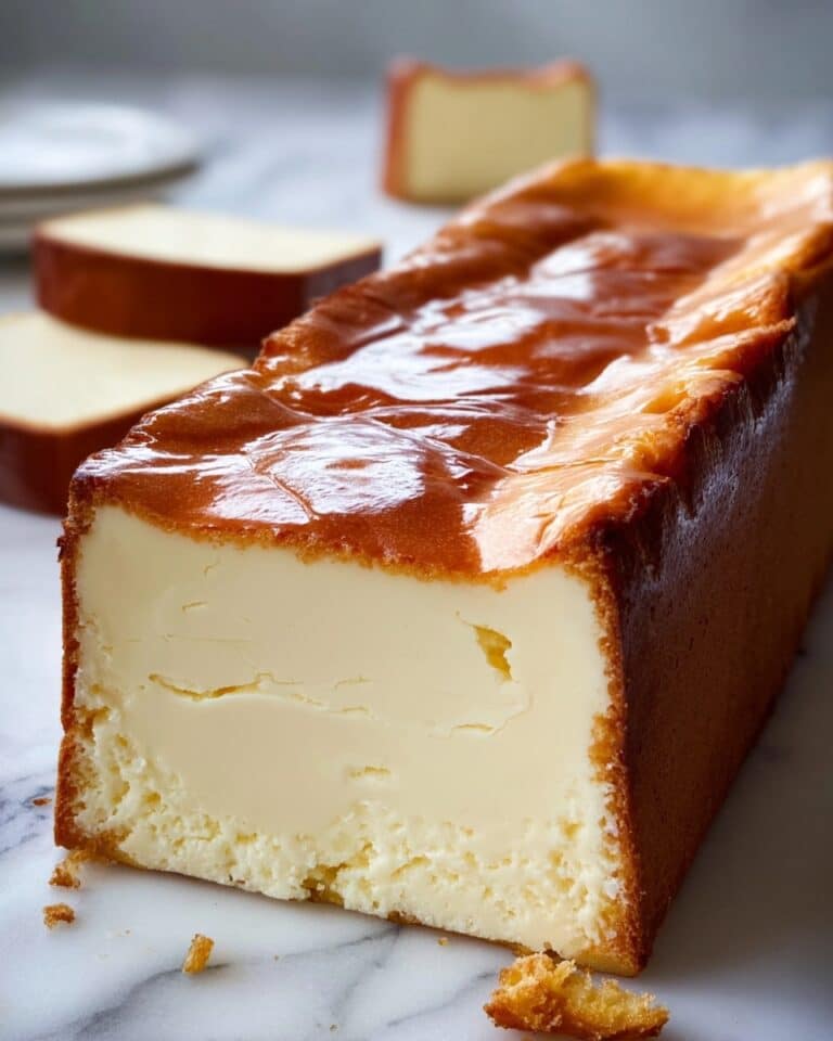 Burnt Basque Cheesecake in a Loaf Pan Recipe