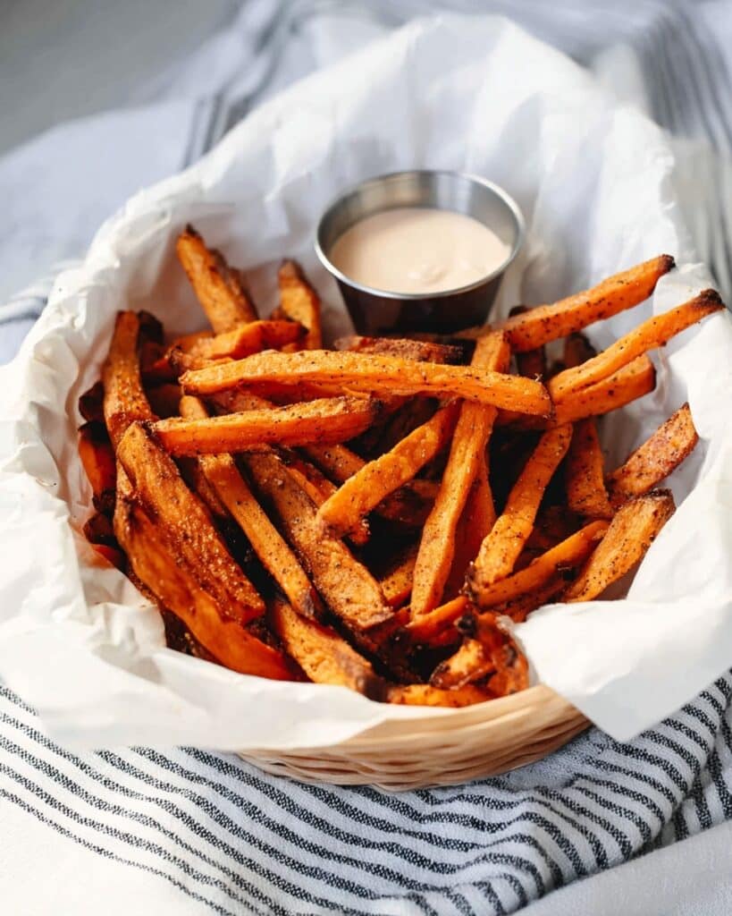 Crispy Oven Baked Sweet Potato Fries Recipe