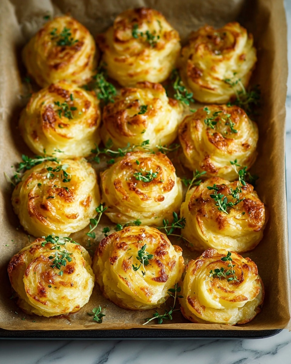 Creamy Duchess Potatoes with Parmesan and Herbs Recipe