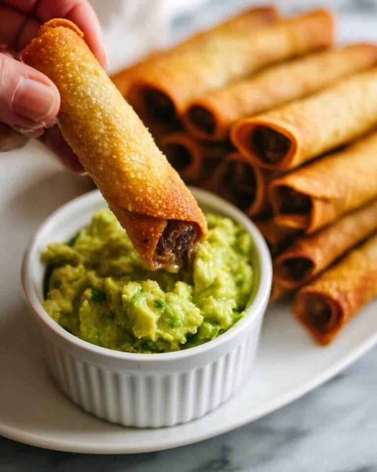 Shredded Beef Taquitos {Easy, Healthier, Baked Taquitos} Recipe