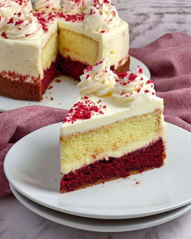 Christmas Red Velvet Cheesecake Recipe