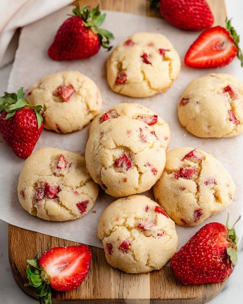 Strawberry Cheesecake Cookies with Cream Cheese Filling Recipe