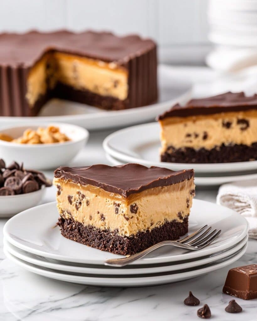 Reese’s Peanut Butter Cup Pie with Chocolate Ganache Recipe