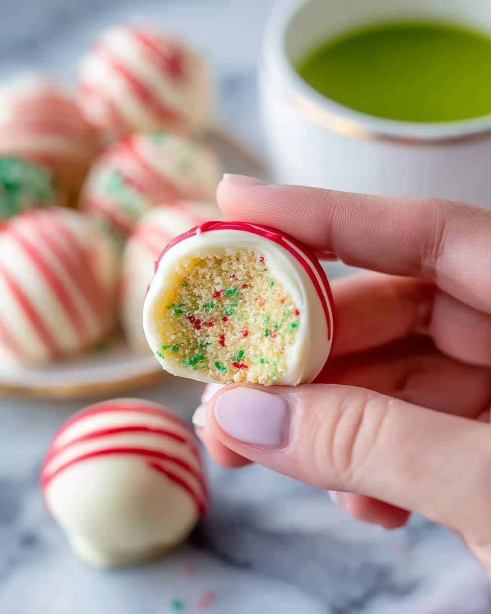 Festive Christmas Tree Cake Balls Recipe